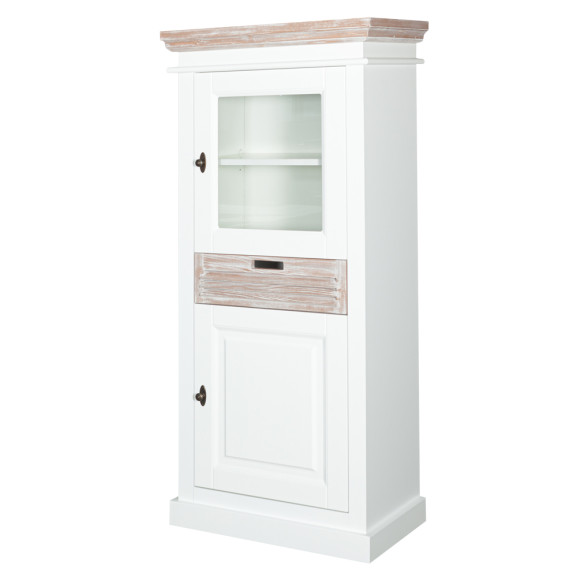 Poze Vitrina 2 Usi Si 1 Sertar Cortina Dreapta, 66.3 cm