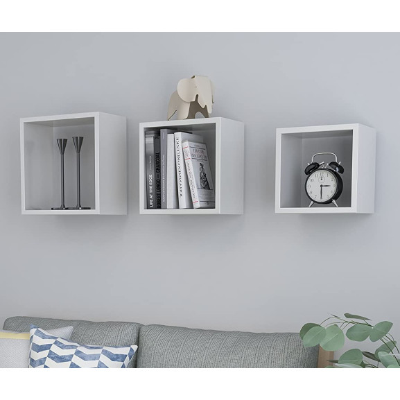 Poze Set 3 Polite, White, 30 x 30 x 15 Cm