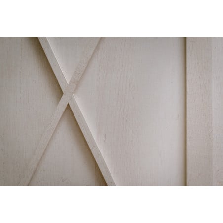 Bufet Cu 2 Usi Si 4 Sertare Kashmir, Alb Antic, 178 Cm-01
