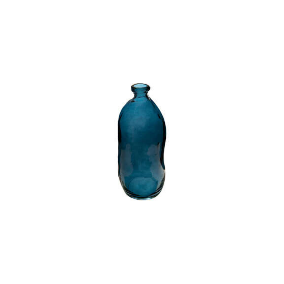 Natürlich - Vaza sticla recycle blue, 35 cm