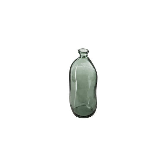 Vaza Sticla Recycle Kaki, 35 Cm