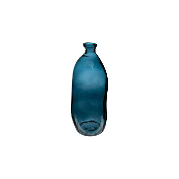 Vaza Sticla Recycle Blue, 51 Cm