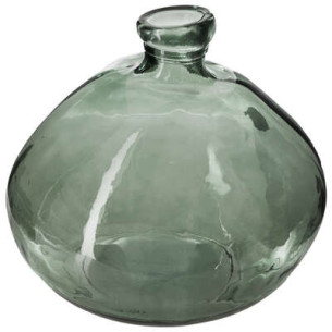 Vaza Sticla Recycle Kaki, 45 Cm
