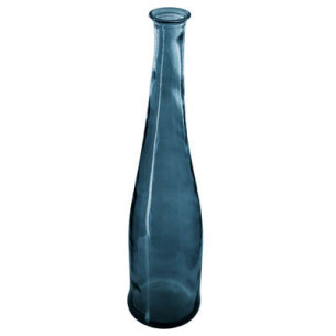 Vaza Sticla Recycle Blue, 80 Cm