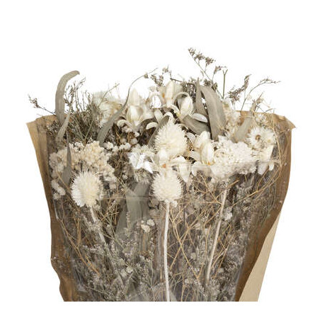 Buchet Flori Uscate White-01