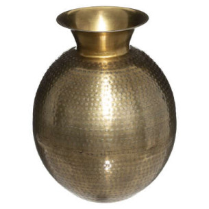 Vaza Metalica Antique, 40 Cm