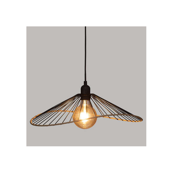 Lustra Metal Allara, Negru, 45 Cm