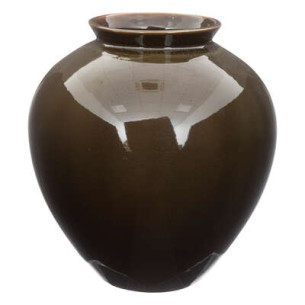 Vaza Ceramica Loure, Kaki, 30 Cm