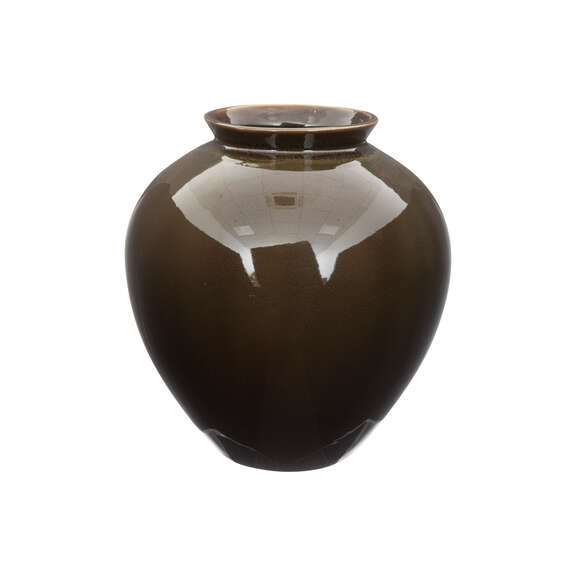 Vaza Ceramica Loure, Kaki, 30 Cm