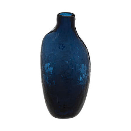 Vaza Sticla Single, Albastru, 20 Cm-01