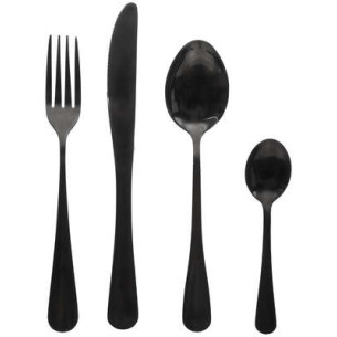 Set Tacamuri Negre, 16 Piese