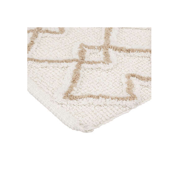 Covor De Baie Ethnic, Taupe, 50 X 120 Cm
