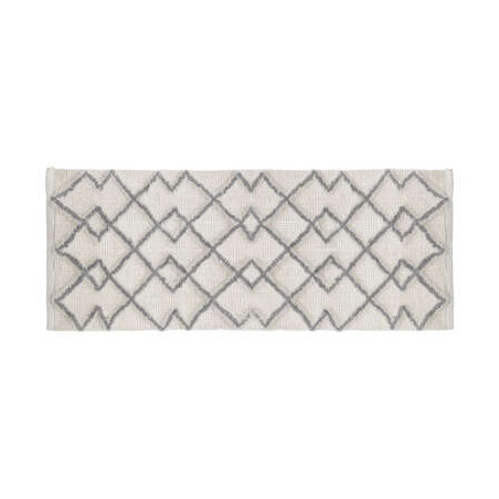 Covor De Baie Ethnic, Gri, 50 X 120 Cm-01