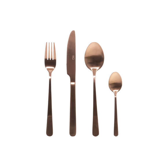 Natürlich Set tacamuri modern copper, 24 piese