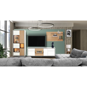 Set Living Linea Acustic, Alb