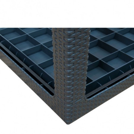 Masa Classi Rattan Gri-01