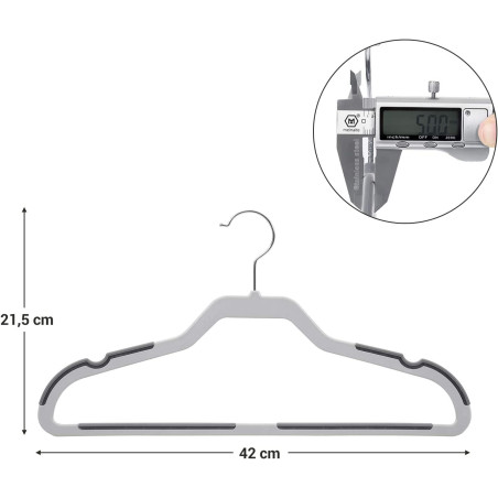 Pachet De 20 De Umerase, Gri, 42 Cm-01