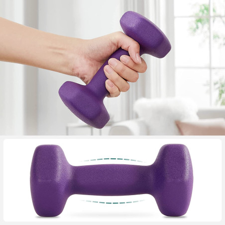 Set De 2 Gantere 2 kg, Mov Mat-01
