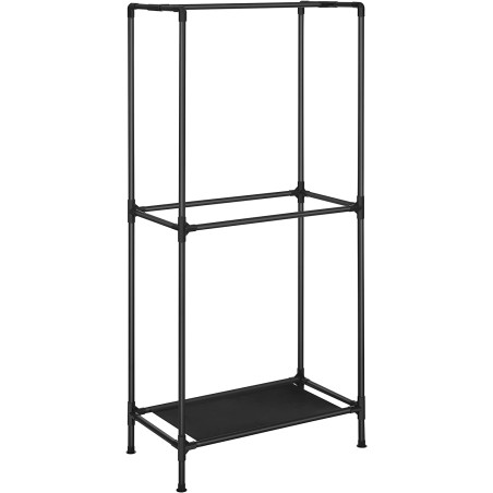 Suport Cu 3 Sine Pentru Haine, Negru, 95 Cm-01