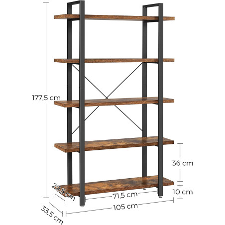 Raft Industrial Cu 5 Polite, 105 Cm-01