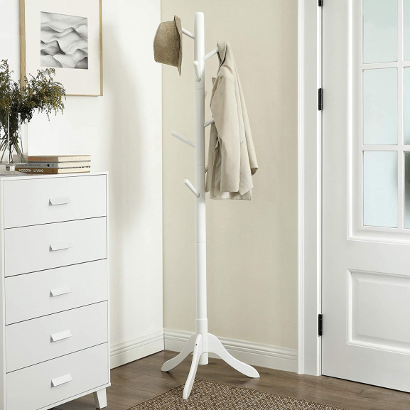 Natürlich - Cuier haine din lemn masiv, alb, 57 x 175 cm