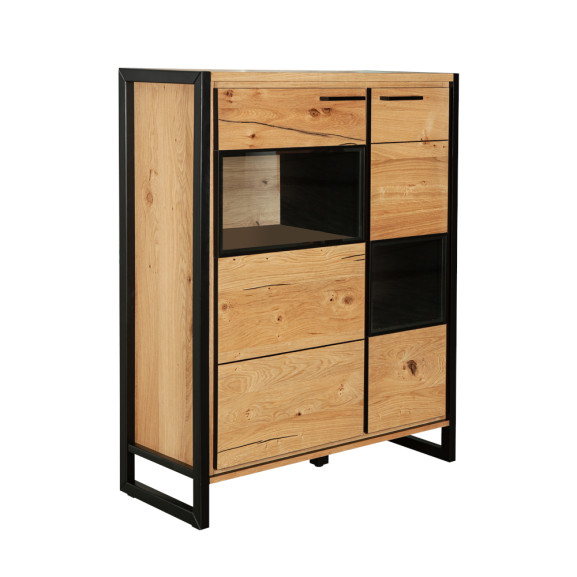 Comoda de bar 2 usi soho oak, 95 cm