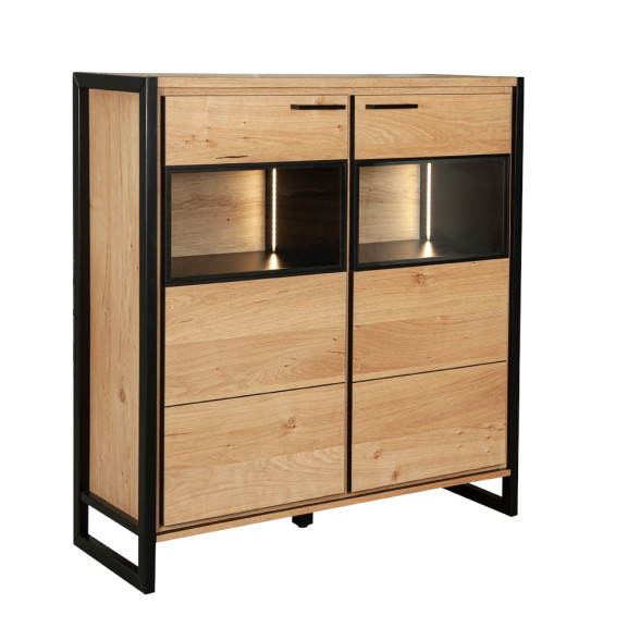 Comoda De Bar 2 Usi Soho Oak, 116.6 Cm
