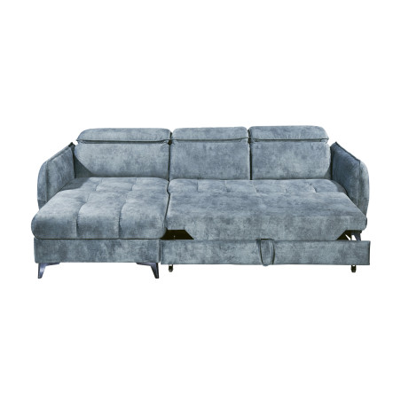 Coltar Extensibil Togo, Interschimbabil Stanga/Dreapta, Smoke Blue, 260 X 82 Х 176 Cm-01