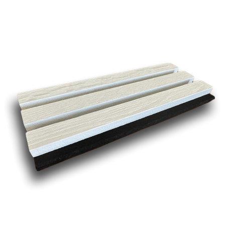 Mostra Riflaj Mdf Furniruit, Alb, 29.6 x 12.6 Cm-01