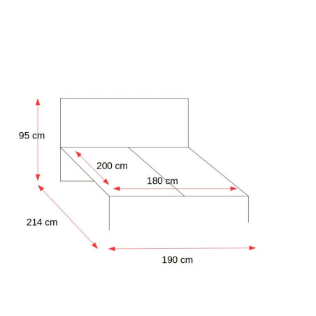 Pat Vant Cu Lada Depozitare Si Somiera Rabatabila, LED, Stejar Artizan Si Negru, Dimensiune Saltea 180 x 200 Cm-01