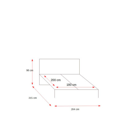 Pat Jasmine, Pin Alb Si Pin Antic, Dimensiune Saltea 180 x 200 Cm-01