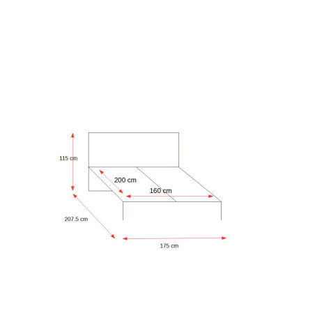 Pat Verona Bianco, Alb, Dimensiune Saltea 160 x 200 Cm-01