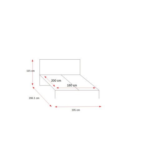 Pat Verona Bianco, Alb, Dimensiune Saltea 180 x 200 Cm-01