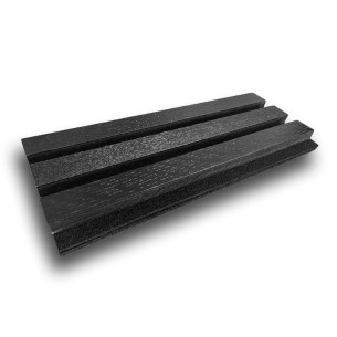 Mostra Riflaj Mdf Furniruit, Negru, 29.6 x 12.6 Cm