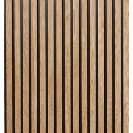 Riflaj Mdf Stejar Natur, Furniruit, 120 x 60 x 2.3 Cm-01