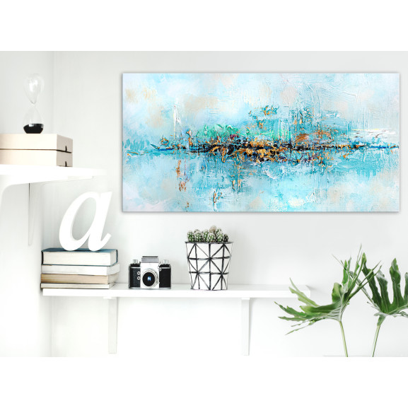 Tablou Lagoon (1 Part) Wide 120 X 60Cm-Resigilat