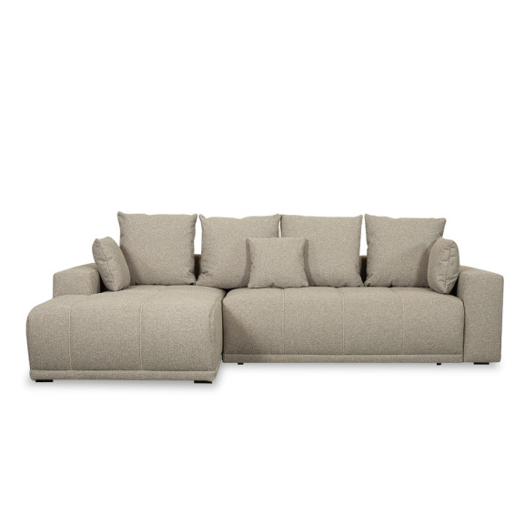 Coltar Extensibil Stanga Otis 2.5 Locuri Bej 280 Cm