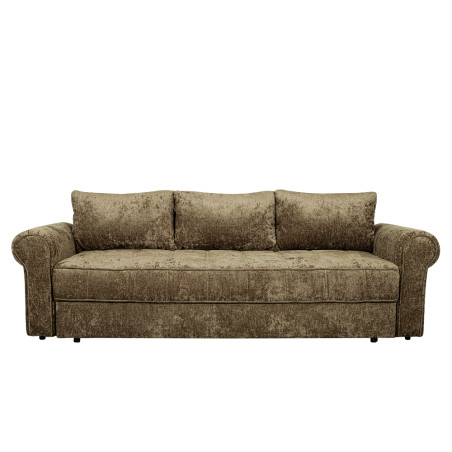 Canapea Extensibila Venezia, 3 Locuri, Lada Depozitare, Maro, 244 Cm-01