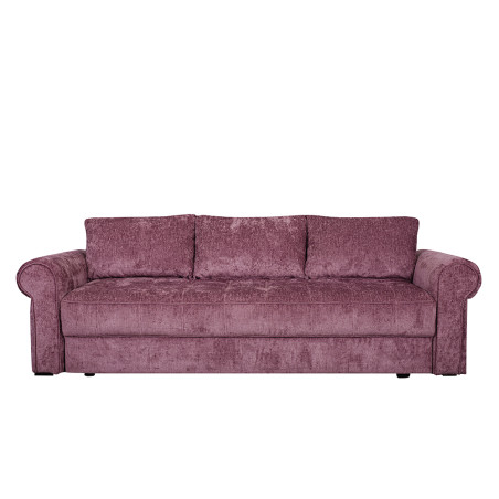 Canapea Extensibila Venezia, 3 Locuri, Lada Depozitare, Roz, 244 Cm-01