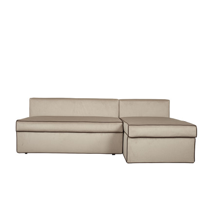 Coltar Extensibil Cu Lada New Modulo, Interschimbabil Stanga/Dreapta, Crem, 220 X 80 X 155 Cm-01