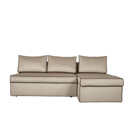 Coltar Extensibil Cu Lada New Modulo, Interschimbabil Stanga/Dreapta, Crem, 220 X 80 X 155 Cm-01