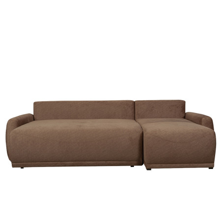 Coltar Extensibil Lea Interschimbabil Stanga/Dreapta, 5 Locuri, Lada Depozitare, Maro 256 Cm-01