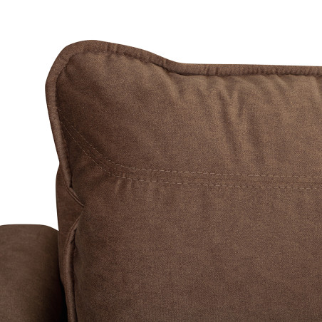 Coltar Extensibil Lea Interschimbabil Stanga/Dreapta, 5 Locuri, Lada Depozitare, Maro 256 Cm-01