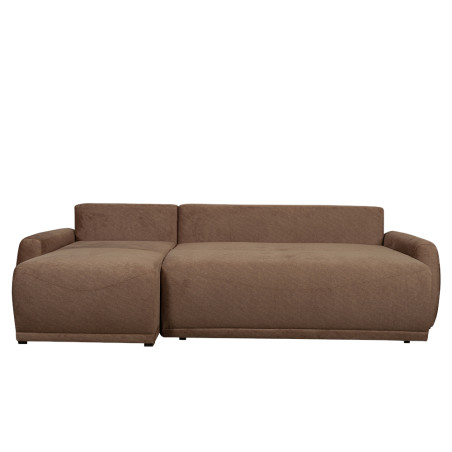 Coltar Extensibil Lea Interschimbabil Stanga/Dreapta, 5 Locuri, Lada Depozitare, Maro 256 Cm-01