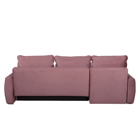 Coltar Extensibil Lea Interschimbabil Stanga/Dreapta, 5 Locuri, Lada Depozitare, Roz, 256 Cm-01