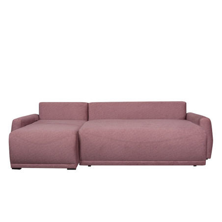 Coltar Extensibil Lea Interschimbabil Stanga/Dreapta, 5 Locuri, Lada Depozitare, Roz, 256 Cm-01