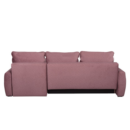 Coltar Extensibil Lea Interschimbabil Stanga/Dreapta, 5 Locuri, Lada Depozitare, Roz, 256 Cm-01