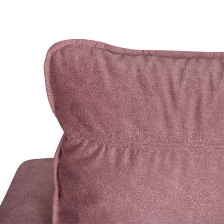 Coltar Extensibil Lea Interschimbabil Stanga/Dreapta, 5 Locuri, Lada Depozitare, Roz, 256 Cm-01