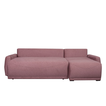 Coltar Extensibil Lea Interschimbabil Stanga/Dreapta, 5 Locuri, Lada Depozitare, Roz, 256 Cm-01