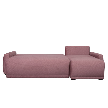 Coltar Extensibil Lea Interschimbabil Stanga/Dreapta, 5 Locuri, Lada Depozitare, Roz, 256 Cm-01